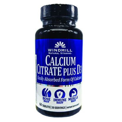 Picture of ** Calcium citrate plus D3 tablets 60 ct.