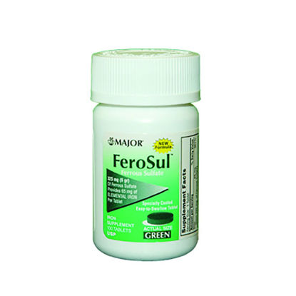 Picture of ** Ferosul 5 iron tablets 100 ct.