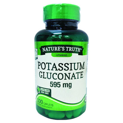 Picture of ** Potassium gluconate 595mg tablets 100 ct.
