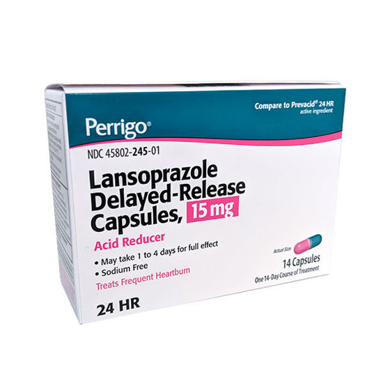 Picture of Lansoprazole -Generic Prevacid- 15mg Tablets 14/Ct