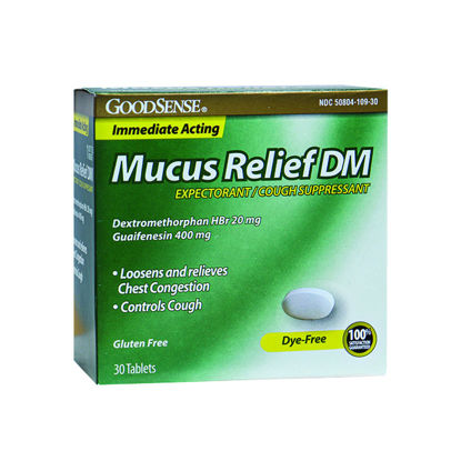 Picture of Mucus Relief DM tablets 30 ct.