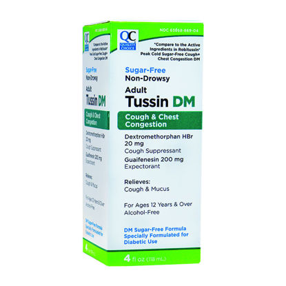 Picture of Tussin DM sugar free 4 fl. oz.