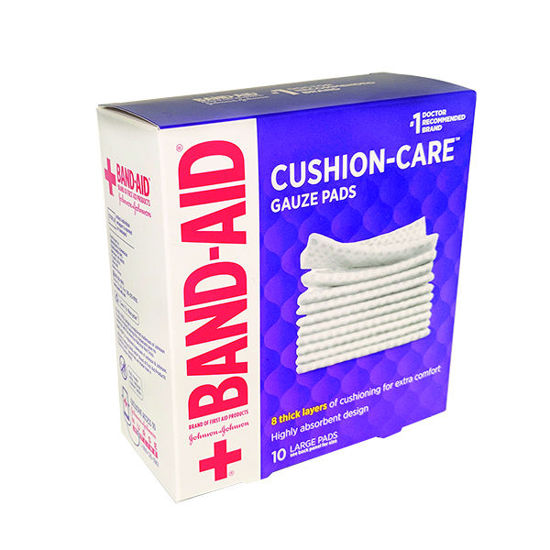 Picture of Band-Aid gauze pads 4 in. x 4 in. 10 ct.