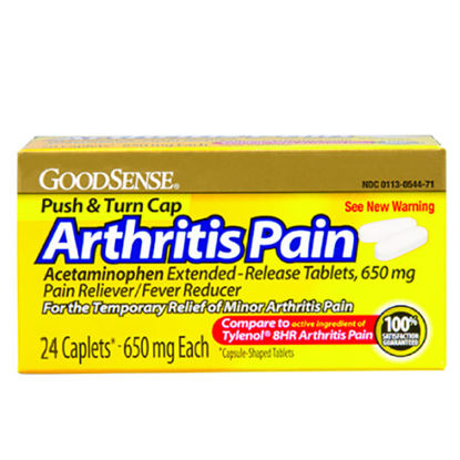 Picture of Arthritis pain relief tablets apap 650mg 24 ct.