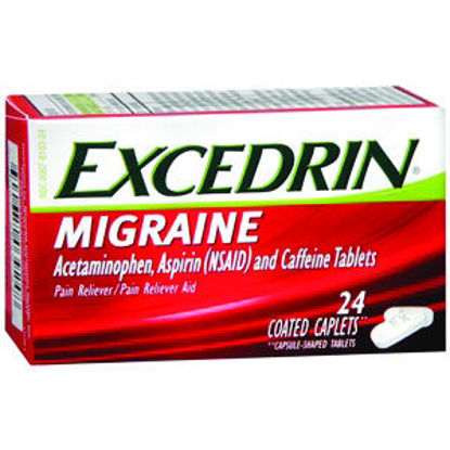 Picture of Excedrin migraine 500mg caplets 24 ct.