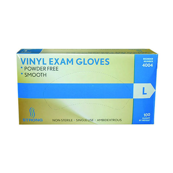 Picture of Vinyl gloves - size large - 100 ct.