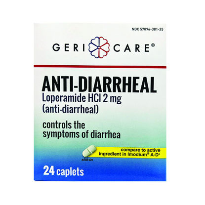 Picture of Anti-diarrheal caplets 2mg 24 ct.