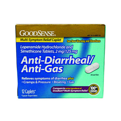 Picture of Anti-diarrheal/anti-gas 2mg tablets 12 ct.
