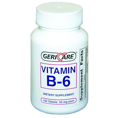 Picture of ** Vitamin B-6 50mg tablets 100 ct.