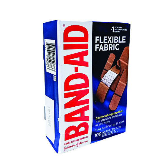 Picture of Band-Aid flexible fabric assorted bandages 100 ct.